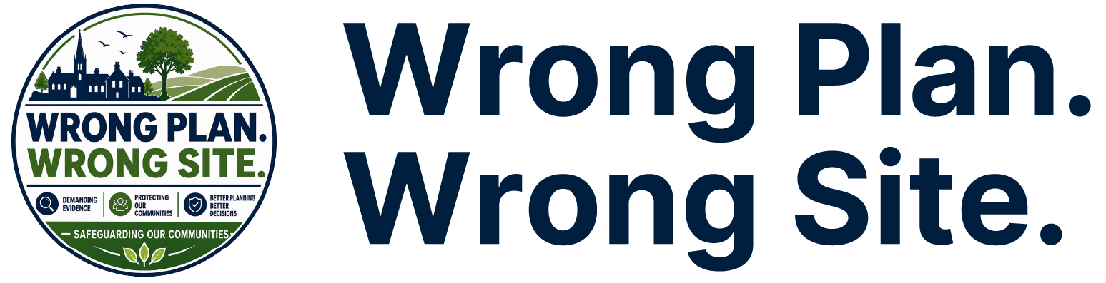 Wrong Plan. Wrong Site.